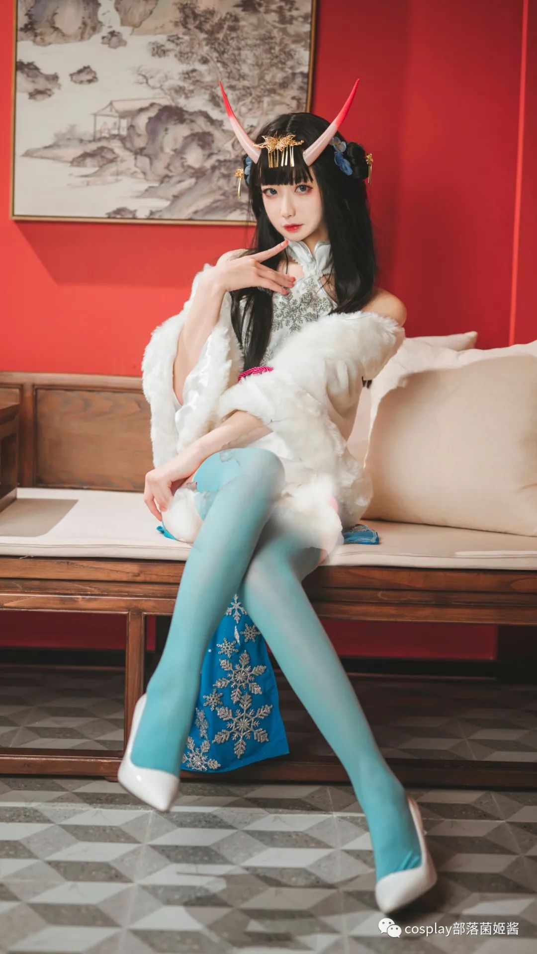 碧蓝航线|cos：碧蓝航线?能代冬雪沁香cos正片@封疆疆