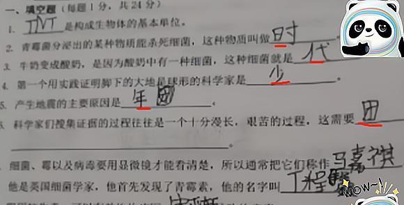 中学|中学女生痴迷追星，试卷上不写答案写明星，家长看见后反而放心了