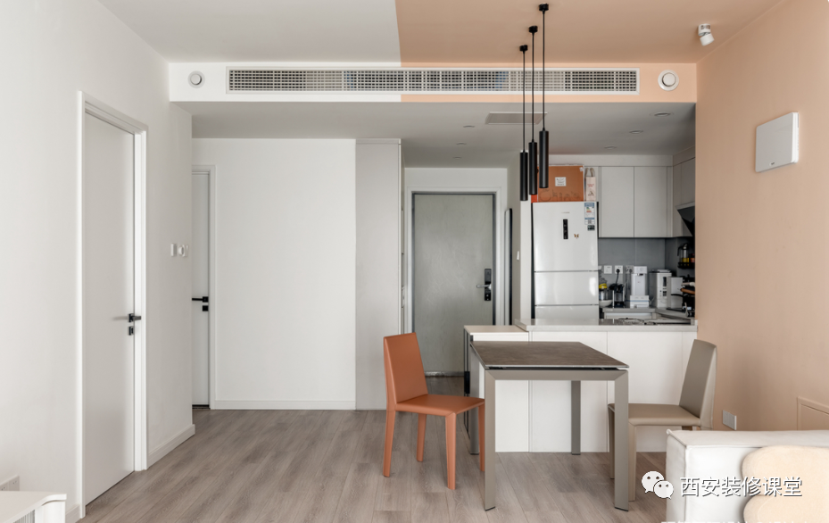 105㎡三室改两室,小夫妻清爽婚房