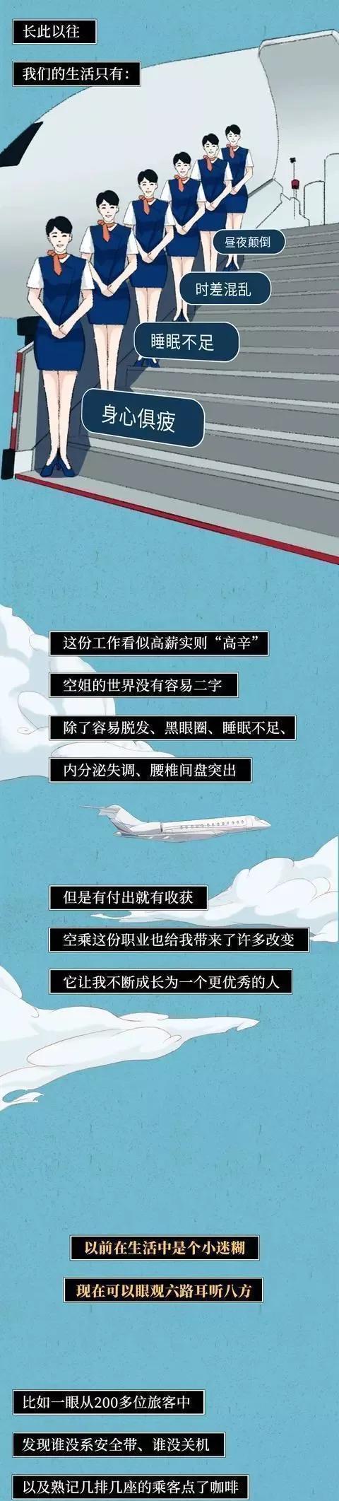 |空姐的“私生活”是咋样的？一组漫画「揭露」，难怪她们不结婚！