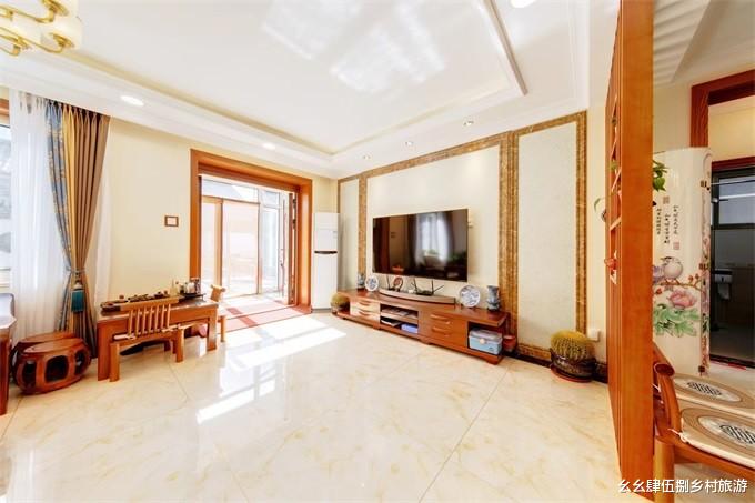 漂流|北京怀柔白河湾福地集贤民宿，村前河流既能龙舟漂流，又能垂钓！