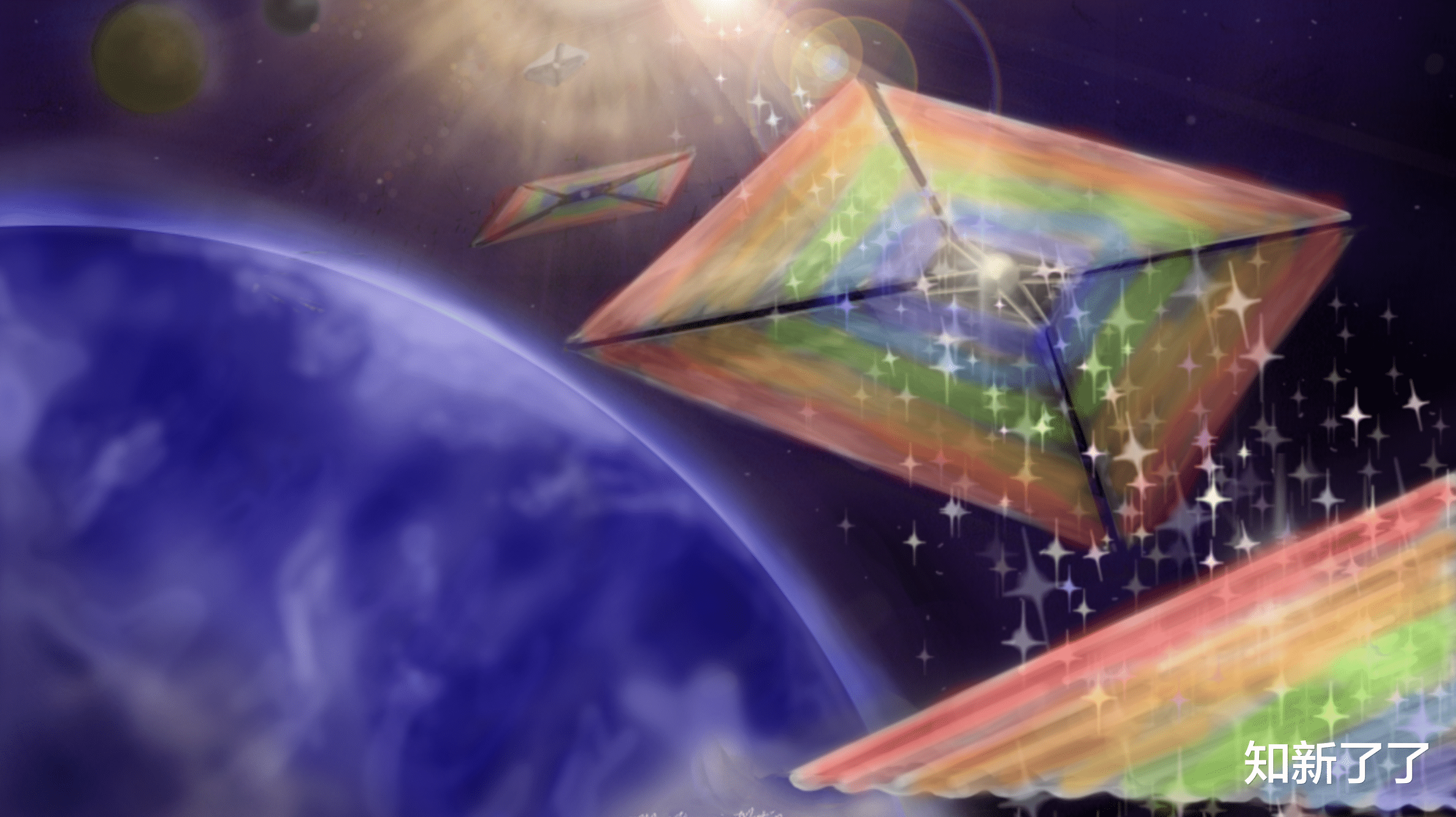 NASA的衍射式太阳光帆概念项目进入第三阶段