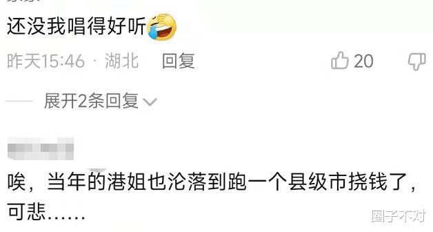 洪欣|“美人”洪欣：小县城现身寒酸商演，衣领大开，自曝出场费60万