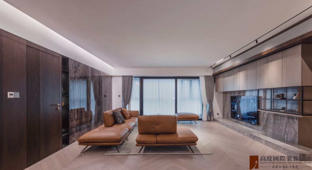 实景赏析|279㎡极简大宅,克制的美感~