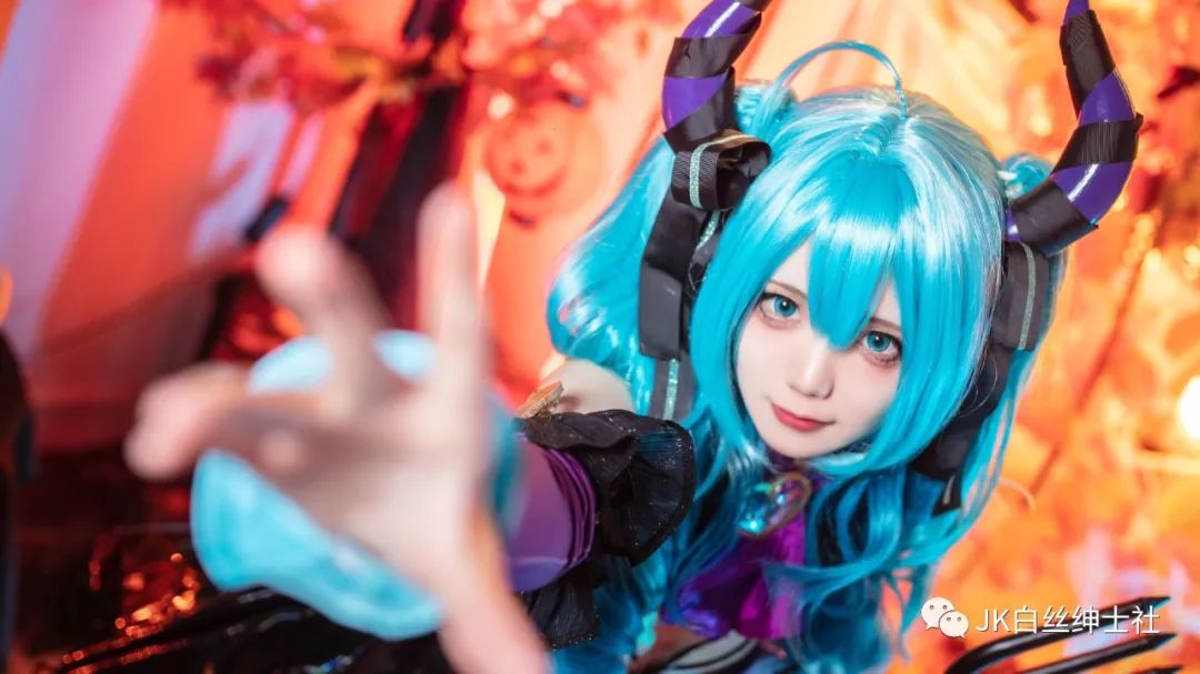 |cos：?初音小恶魔cos正片@皖鸽鸽