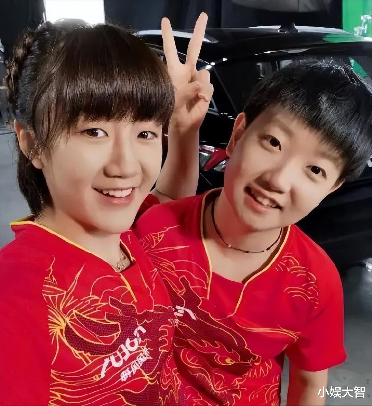 孙颖莎|孙颖莎和徒弟陈清晨隔空梦幻联动，没想到师傅的威力如此之大！