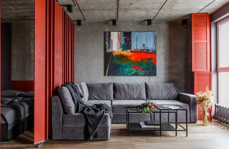 小伙买43㎡装修成工业风,看似像毛坯房,但这颜值真高级,满分