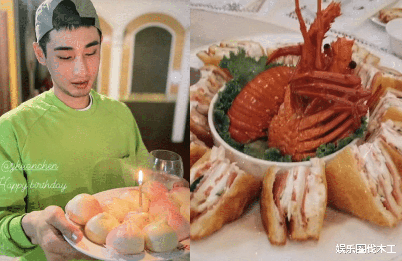 林心如|46岁林心如为小鲜肉庆生！穿粉衫卖萌土味十足，鼻子怪异被疑整容