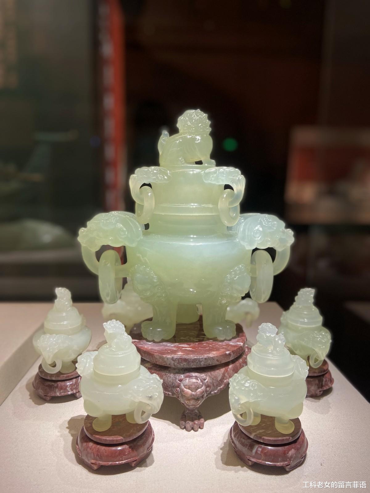 岫岩玉|辽博非遗雕刻：玉质极好的岫岩玉