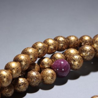 新疆维吾尔自治区|清-沉香封金108佛珠