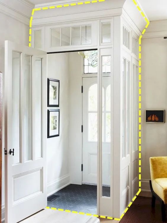 没玄关没隐私？围着入户门搭建小房间，只花了1㎡就收获4大好处