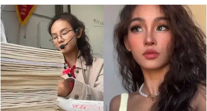 广西，一90后女子天天素颜打扮上班，万万没想到，下班后却大变样