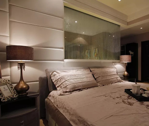 120平现代风三居室,黑白的搭配尤为凸显空间的时尚