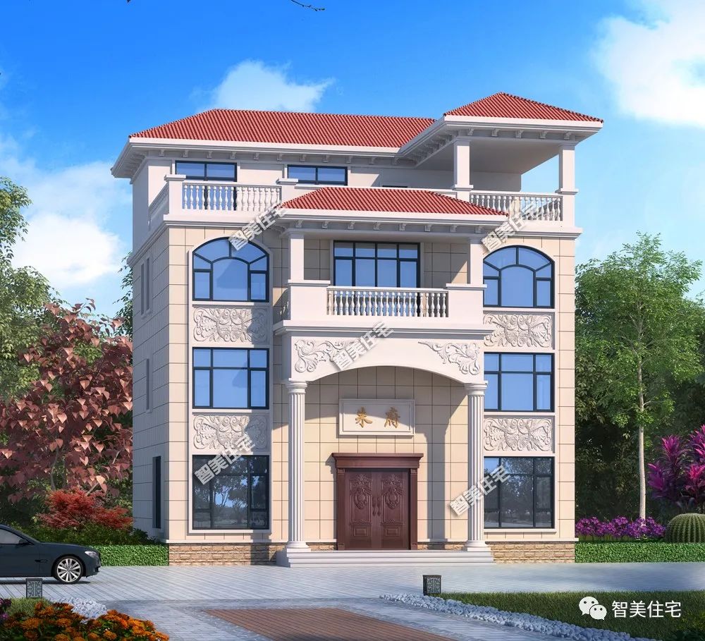 带宽敞大客厅设计,顶层有观景凉亭的大别墅,这将是谁家的豪宅?