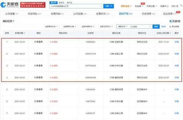 小米科技|雷军更进一步!小米多个造车商标获批