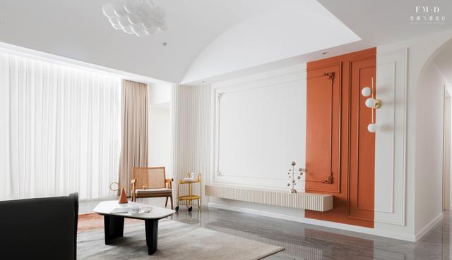 130毛坯,半包11万做6处改动,沙发后砌地台,居住舒适感飙升!