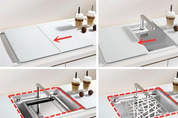 再装岛台都学学，中间加10cm宽收纳区，台面三分离，做饭效率翻倍