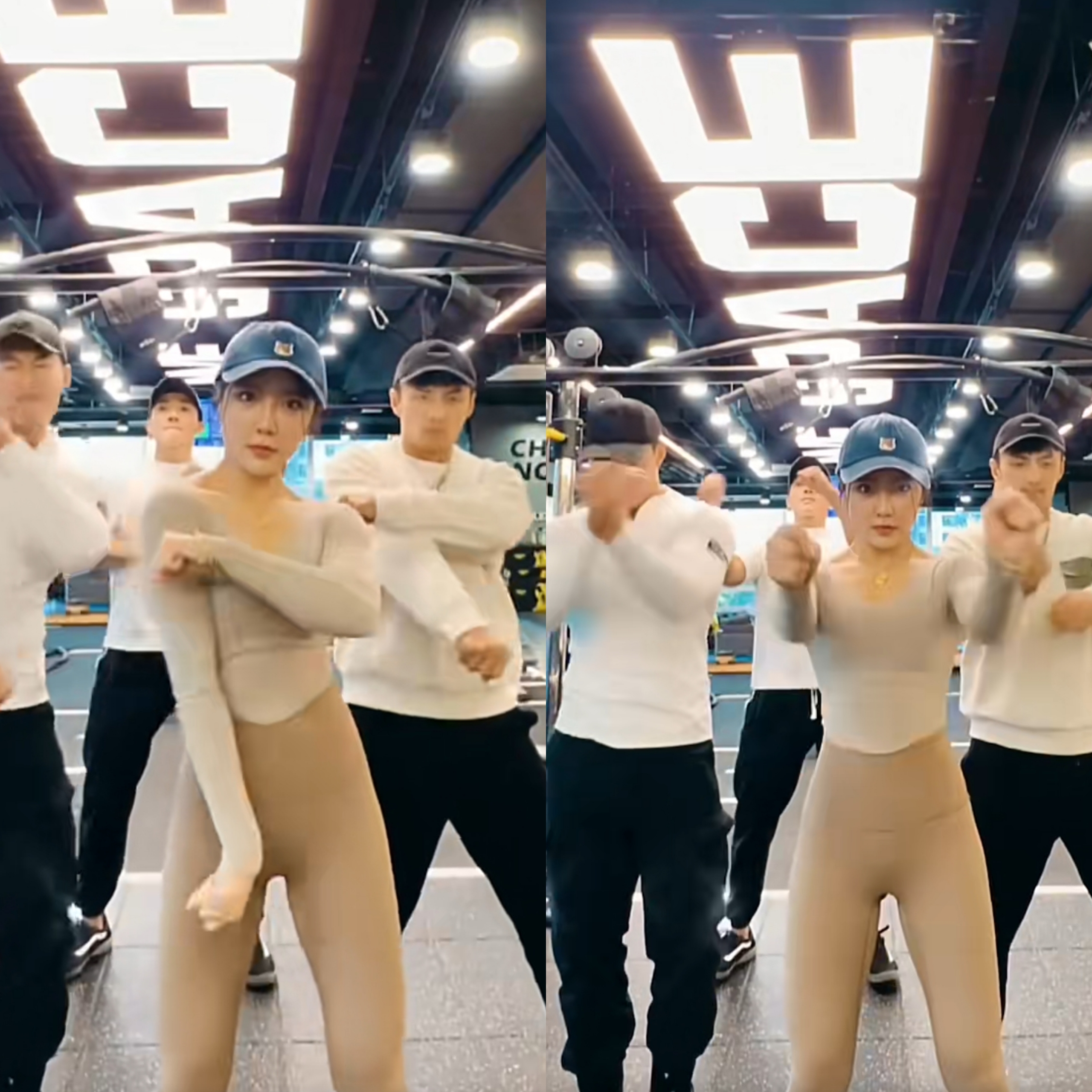 赵奕欢|赵奕欢健身房和3男性热舞！戴金链穿瑜伽服显性感，疑已恢复单身