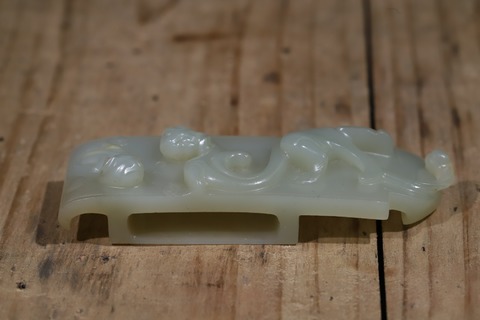 翡翠|舊藏和田玉“螭虎剑璏”