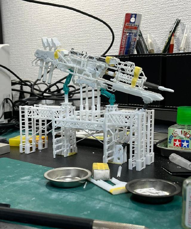 工业互联网|3D打印细节零件，强袭自由样式天蚀高达模型