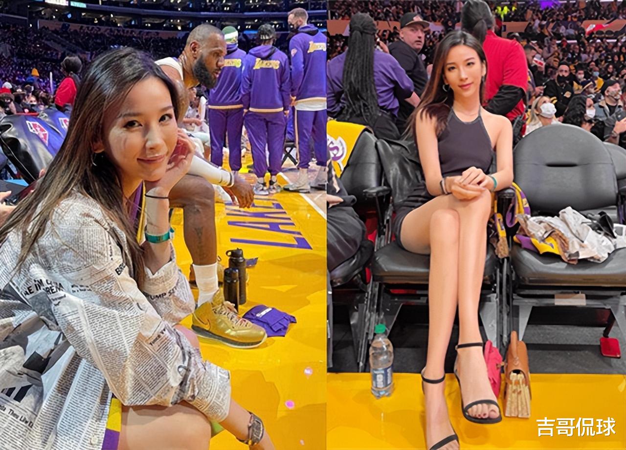 ko|亚裔美女火了？殊不知她才是最美湖人女球迷，颜值真的高