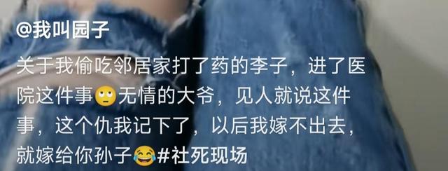 湖北:女子偷吃邻居家的李子中毒,住院3天被大爷大妈轮流取笑