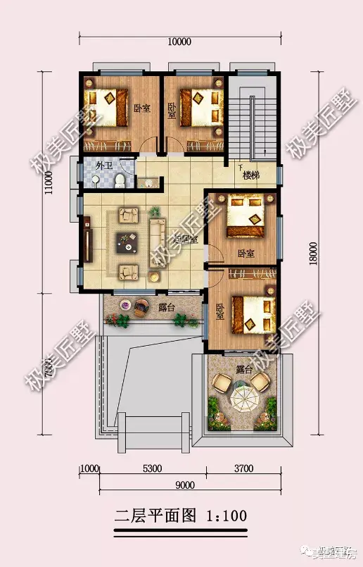 带小院的中式设计，这样建经典不过时，人见人夸！