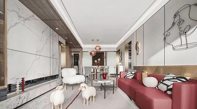 70㎡现代轻奢，时尚高级的质感，打造极简舒适的生活