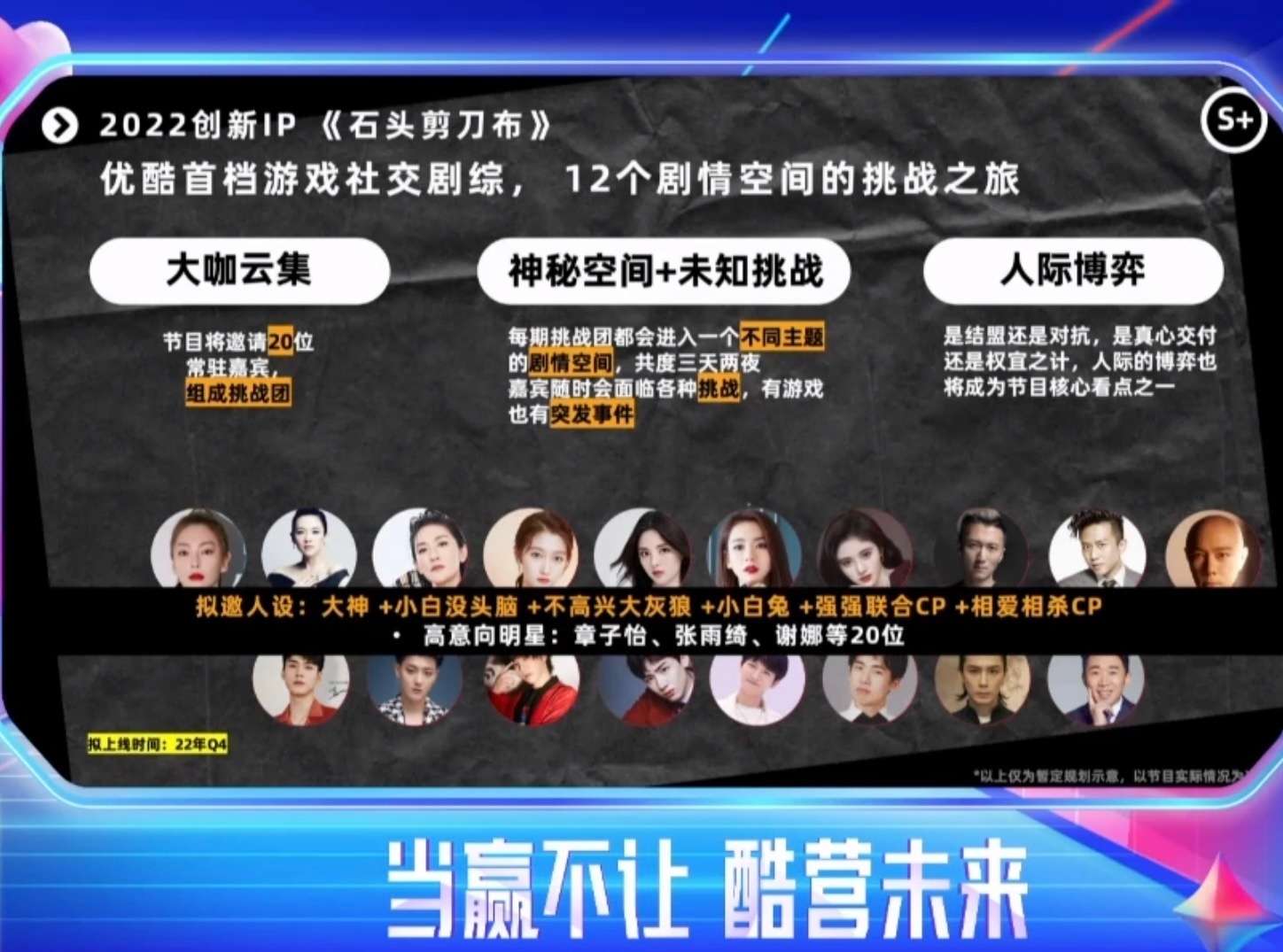 邓超|章子怡、谢娜、邓超、周深、谢霆锋、华晨宇有望加盟优酷新综《石头剪刀布》