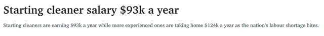 战地|大学毕业不如扫厕所?澳洲清洁工年薪超9万澳元