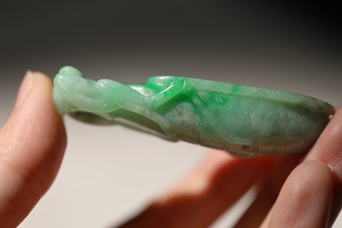 翡翠|清·翡翠螳螂