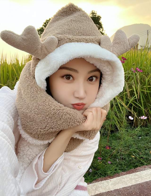 景甜|可爱景甜扮小鹿