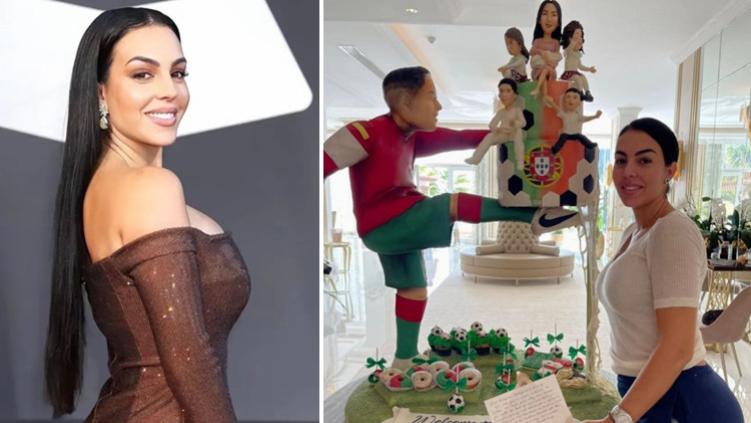 乔治娜|乔治娜秀S型身材，住顶级酒店！晒奢华蛋糕，第2次亮相世界杯