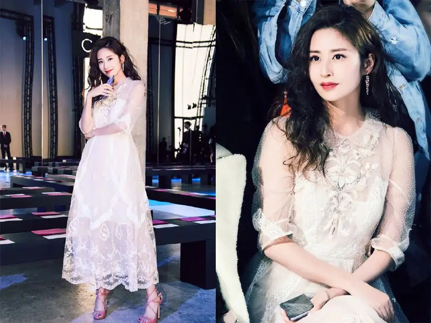 西施|和颖儿同框真看出林心如老了，奔五年纪全靠妆容撑，但气场挺足的