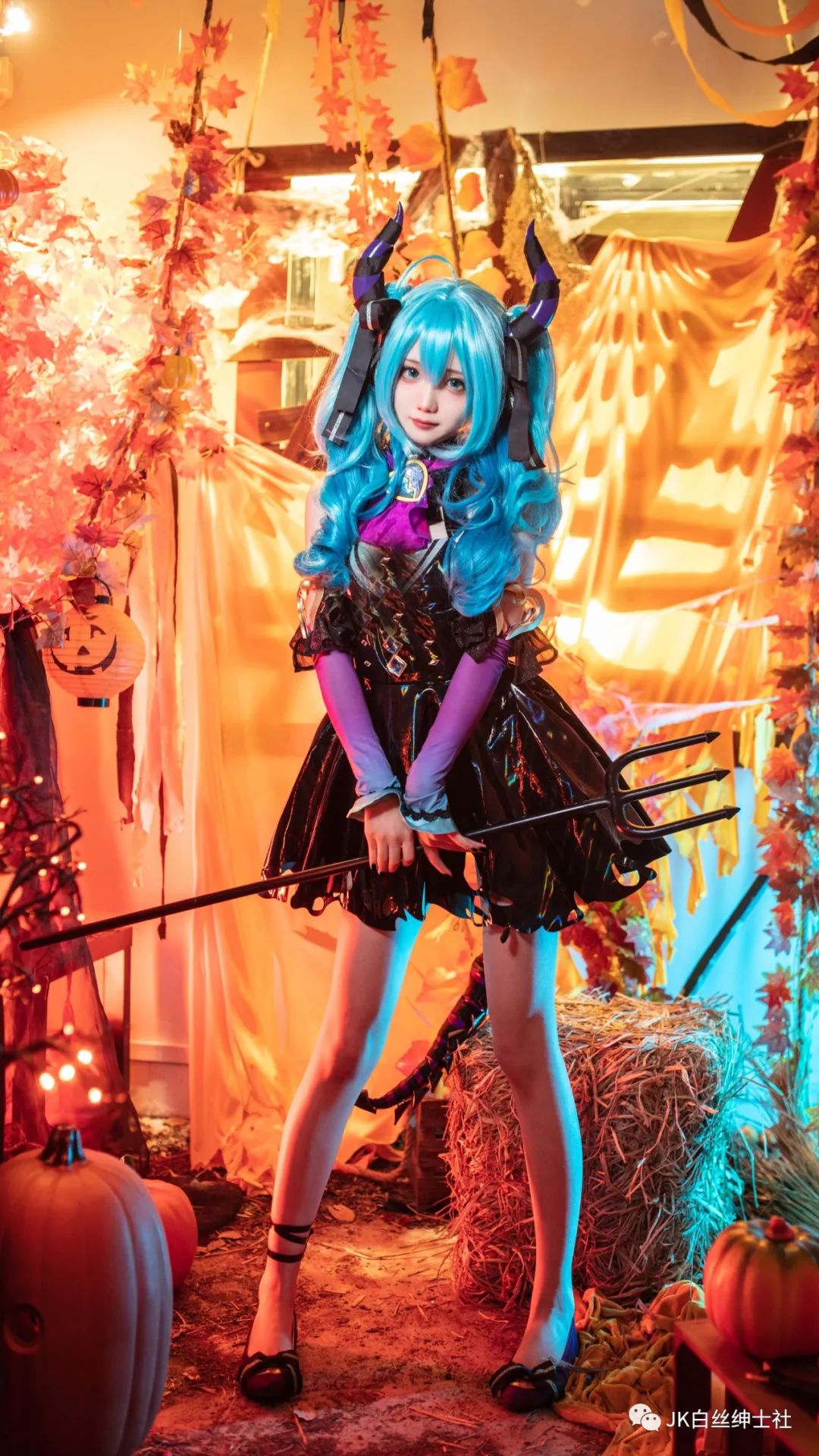 |cos：?初音小恶魔cos正片@皖鸽鸽