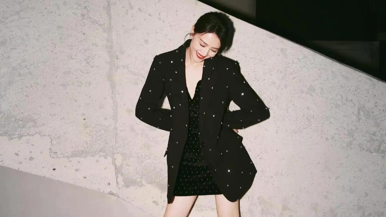 穿衣搭配|看了高圆圆的造型才知道，原来西装还能这样穿，真新潮