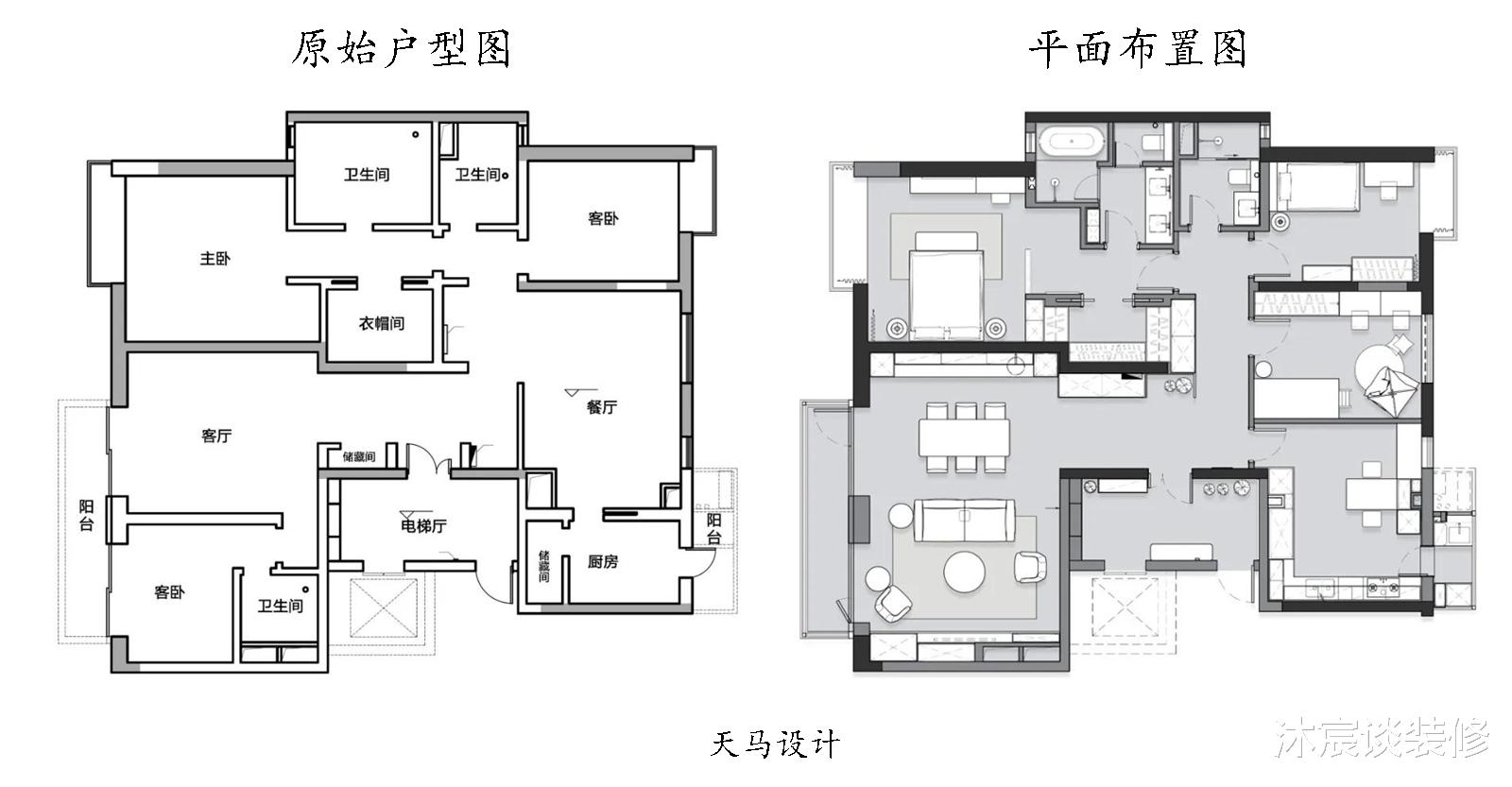 她花50W把150㎡装修好,客厅改成“横厅”很通透,朋友个个说好看