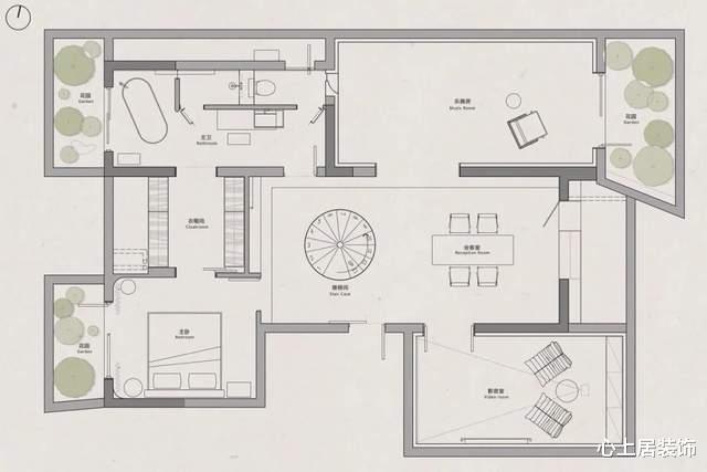 325㎡日式别墅,高级不寡淡的侘寂美学