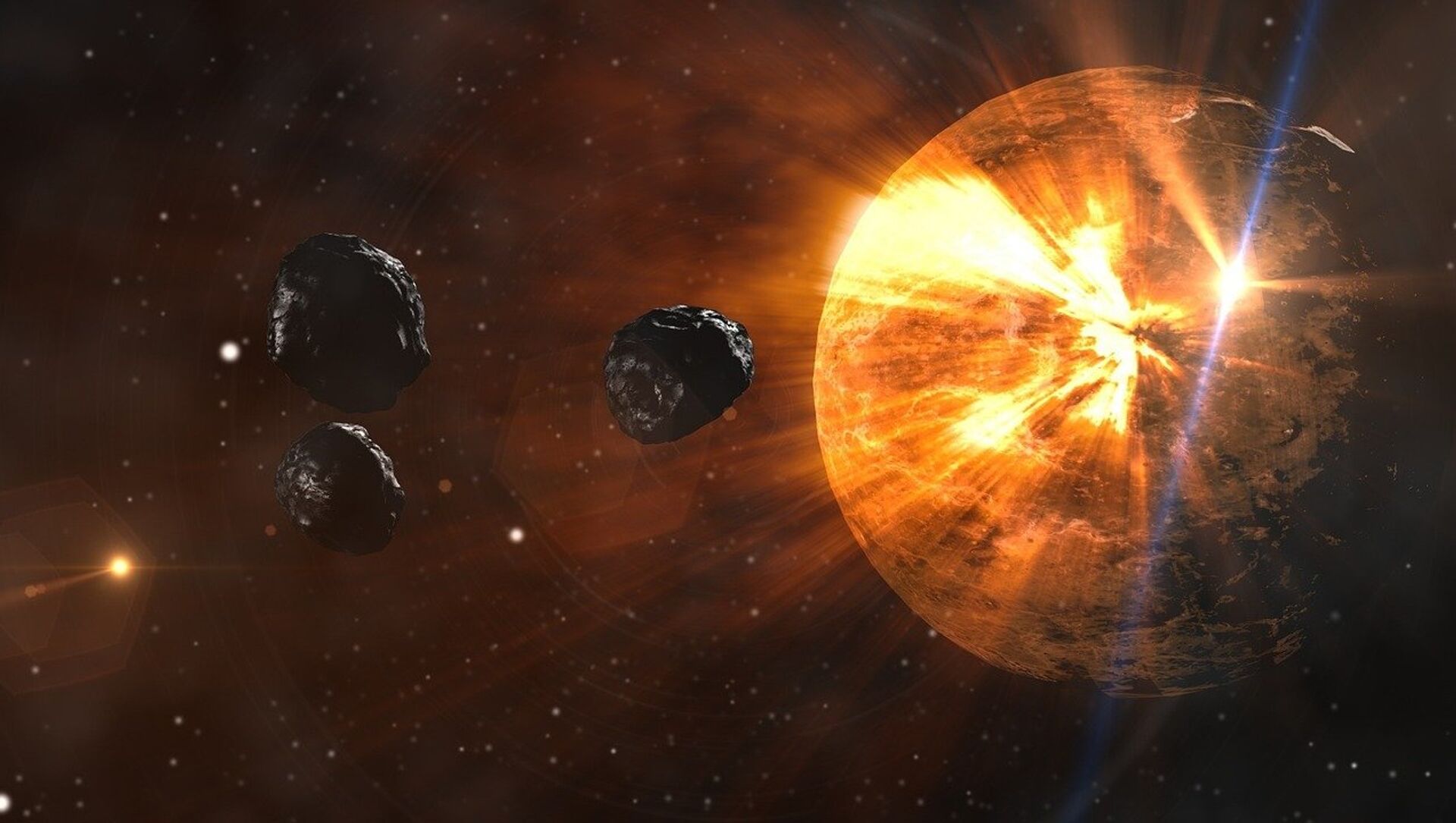 美国发现直径1km小行星,或将撞击地球,能否在空中将其击碎?
