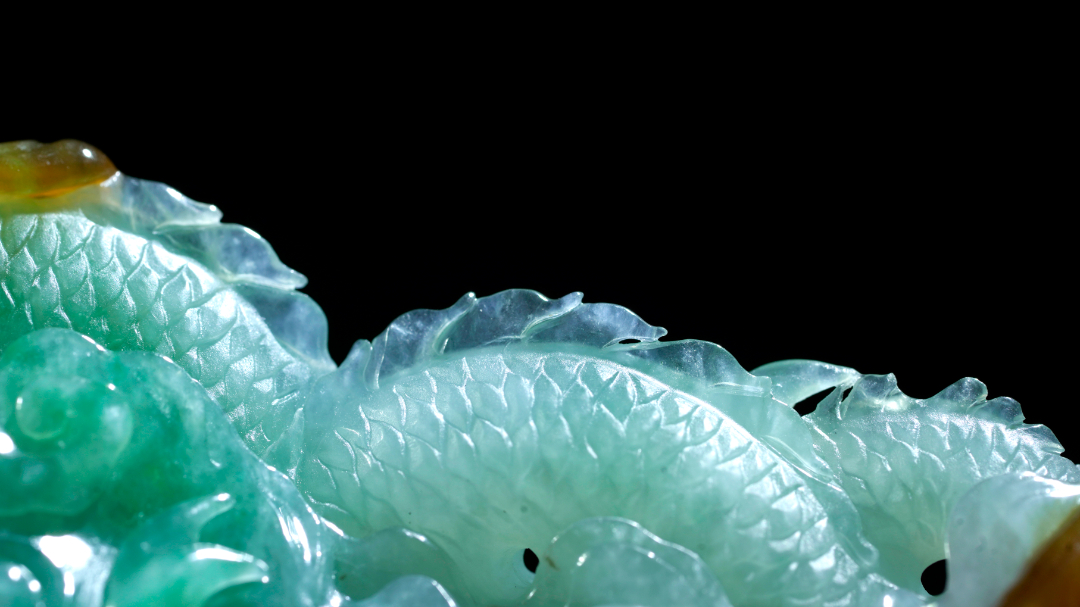 雕刻|玉雕·中国龙|厚德在物，君子御龙以行天下。