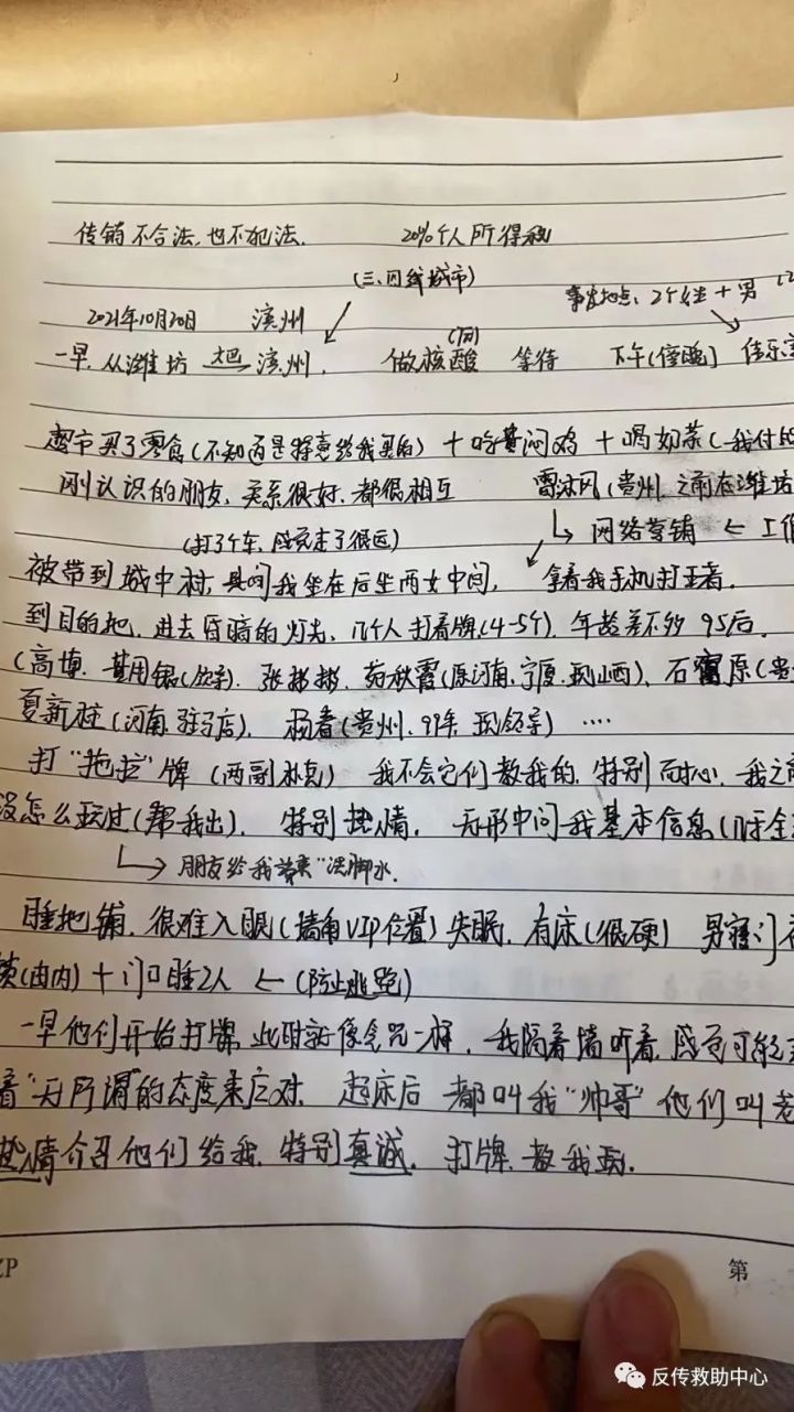 滨州蝶贝蕾传销骗术曝光:头目和传销人员名单公布