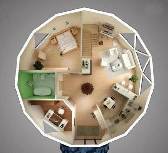 刘畊宏上海的家:256户型不咋样,厨房夹3卫生间中,端菜绕一圈