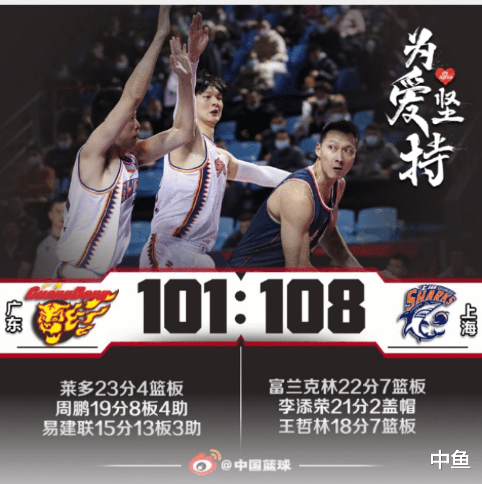 上海男篮|广东大战上海的比赛赛后成为话题焦点