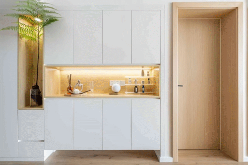 30岁单身姑娘靠自己买下80㎡小宅:白色+原木色,温馨又治愈