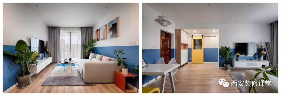 客餐厅墙裙设计,提升层次感和颜值