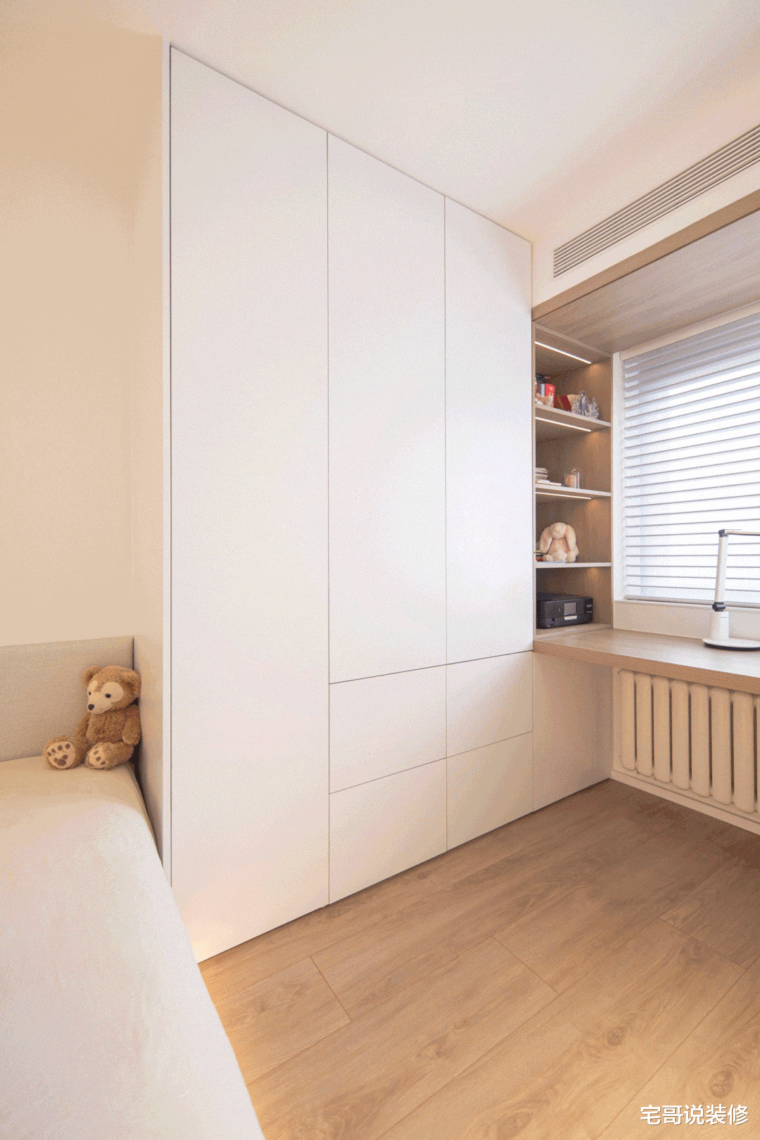 3口之家在北京买下49㎡“老破小”学区房，重装后，清新又温馨