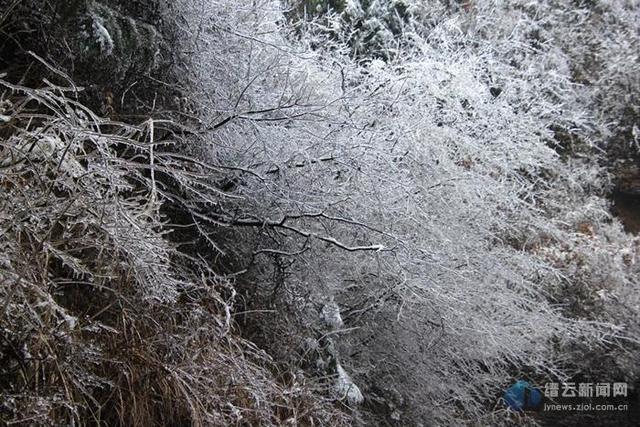 |冰雪硳于坑 翻山越岭行