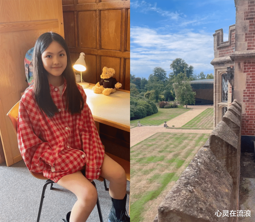 王诗龄|李湘晒国外奢侈生活，王诗龄街头玩手机被偶遇，母女俩越长越像