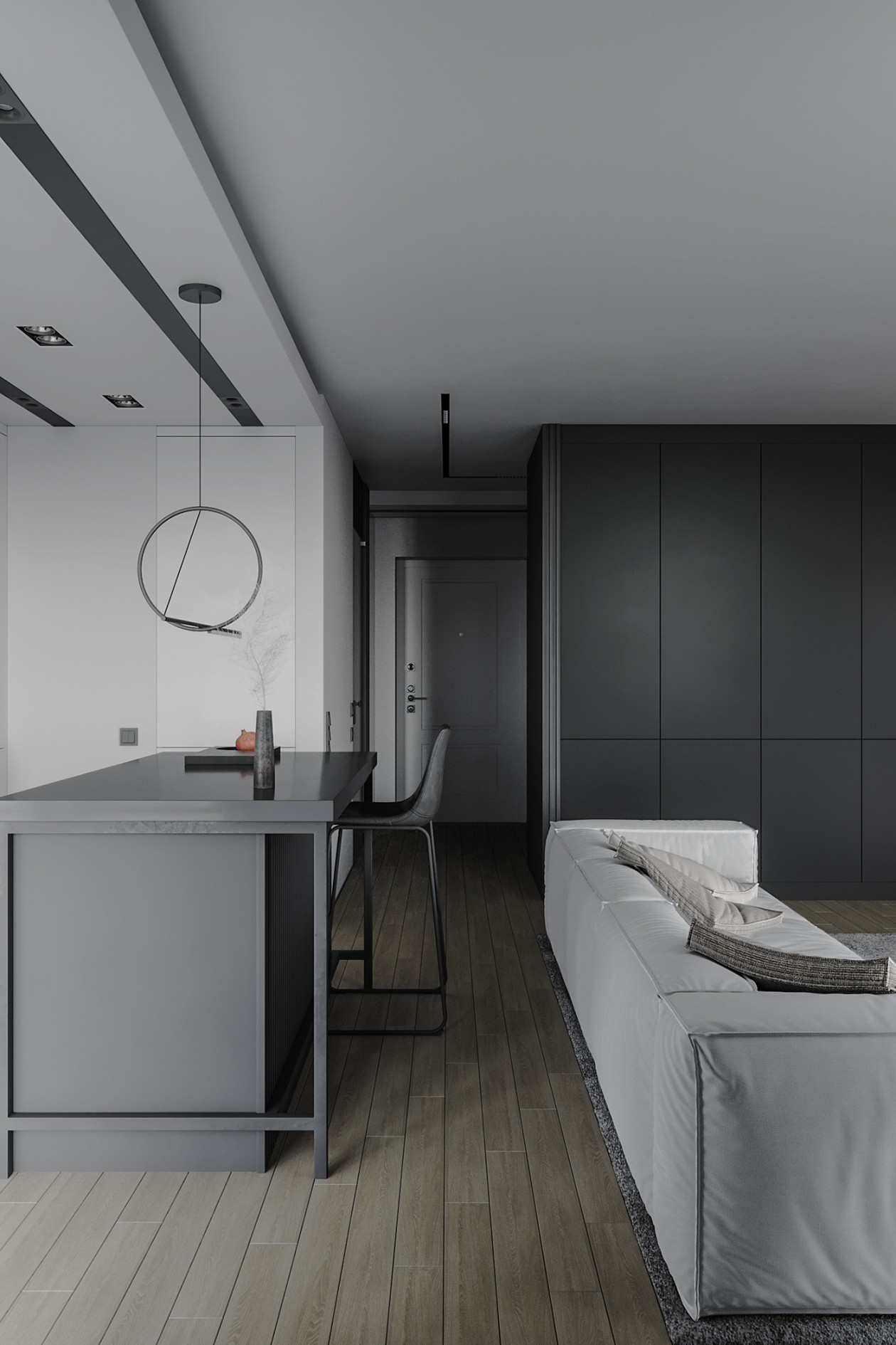 一个简约又务实的家,高级灰风格很难不受欢迎,终于入住小家