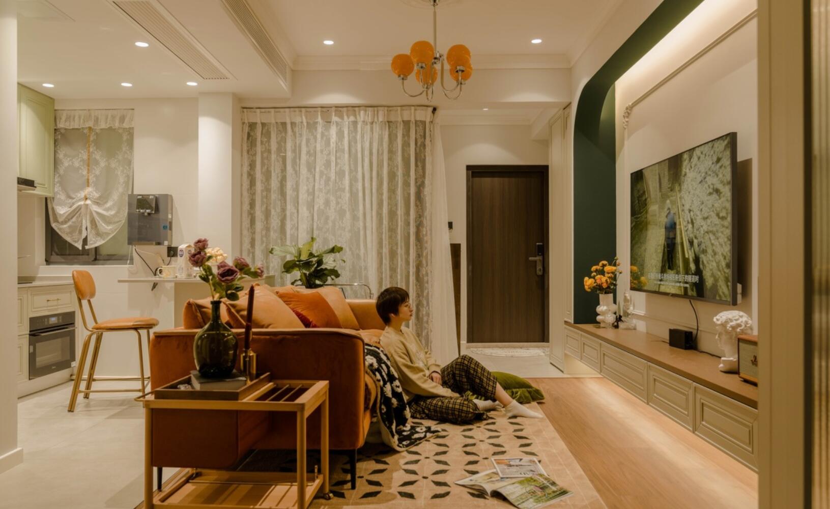 90后女孩精致的生活:独居61㎡,全屋浪漫有情调,安全感爆棚